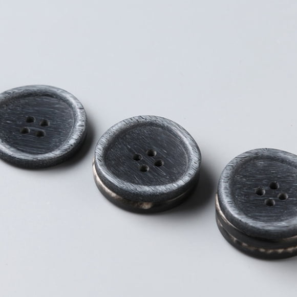 KAKOWELY 40Ud Accesorios De Botones De Resina Negros Para Decorar Ropa Y Artesanías DIY