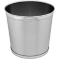 thumbnail image 4 of Stephanie Imports Made in USA 5-Gallon Sleek and Stylish Vinyl Mylar Waste Basket (13" X 11") (Metallic Silver), 4 of 13