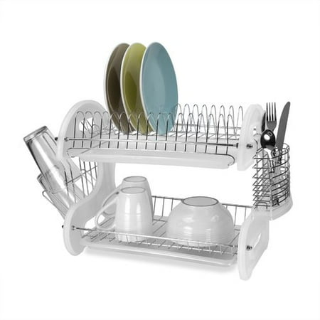 Home Basics 2 Tier Dish Rack Gorgeous Home Basics 60 Tier Plastic Dish Drainer Walmart Home Basics 2 Tier Dish Rack Gorgeous Home Basics 60 Tier Plastic Dish Drainer Walmart