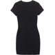 thumbnail image 2 of Vestido de manga corta para mujer, casual, básico, entallado, playera, mini vestidos Negro - CH Negro - CH Xishao ropa, 2 of 2