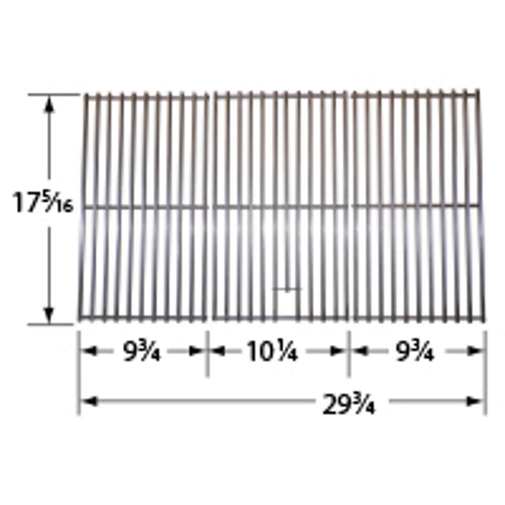 Stainless steel wire cooking grid for Kitchen Aid, Nexgrill brand gas grills