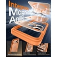 thumbnail image 3 of Funda para iPhone 17 Pro Max Naranja, Compatible con MagSafe, Protección contra Caídas, Carcasa Magnética Translúcida Mate con Protección de Cámara 6.9", 3 of 6