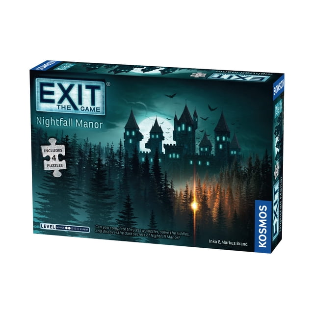Juego de mesa Thames & Kosmos EXIT: Nightfall Manor con rompecabezas