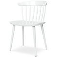 thumbnail image 3 of Pemberly Row Contemporary 17" Mid-Century Plastic Dining Chair in White, 3 of 7