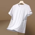 thumbnail image 5 of Qzwdhjm Mens Athletic Shirts Quick Dry Short Sleeve Tops Crewneck Cooling Lightweight Casual Tshirts Color Block Summer Tees for Workout, 5 of 8