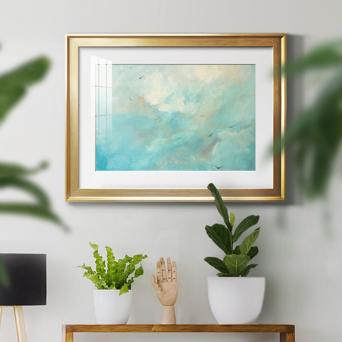 Flying Home Premium Framed Print - Ready to Hang