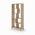 thumbnail image 6 of Geometrix Bookcase 72"H - Light Oak Finish, 6 of 8