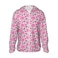 thumbnail image 2 of Lsque Cool Flamingos UPF 50+ Lightweight Sun Protection Men's Women's Long Sleeve Shirt, Hoodie Performance -Medium, 2 of 9