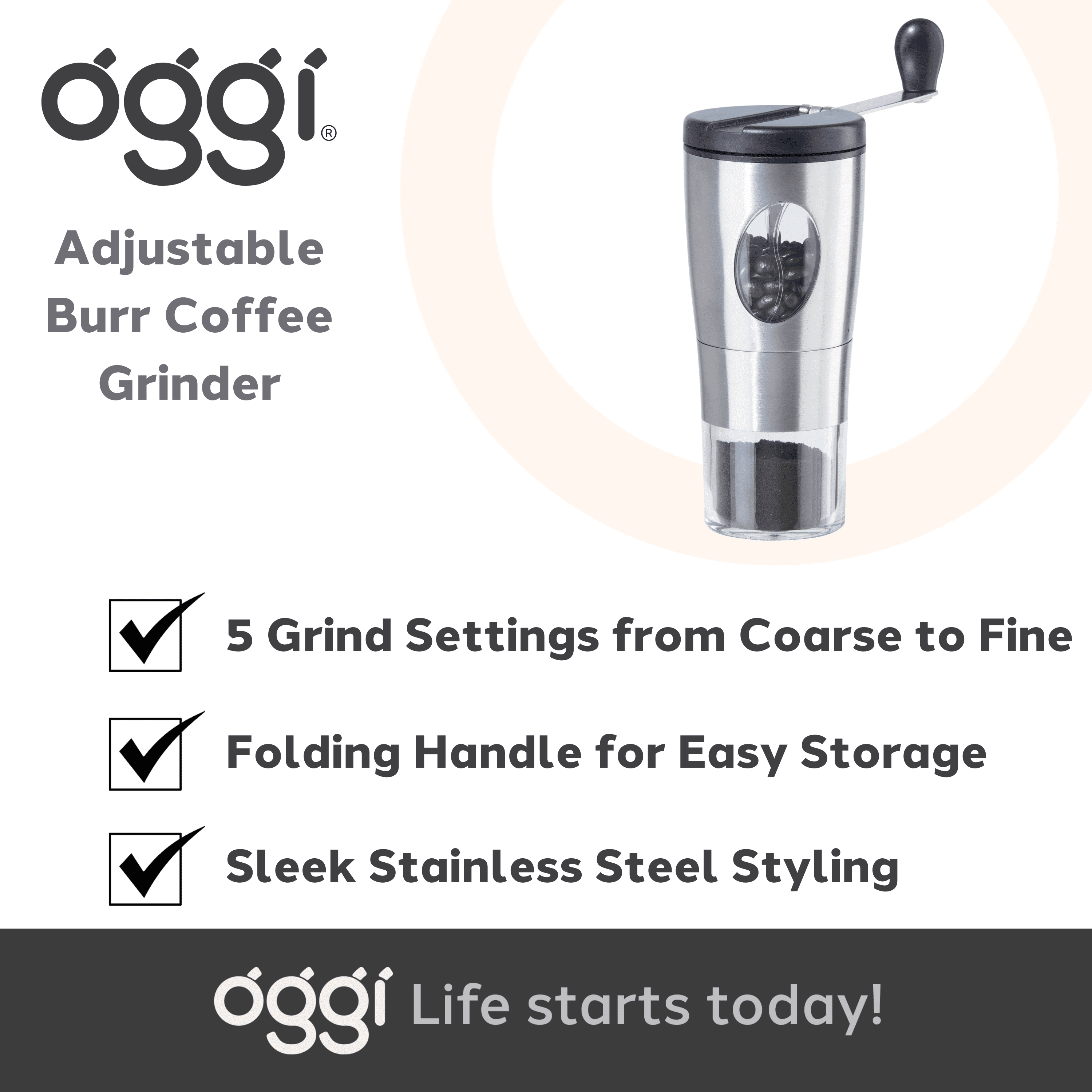 Stainless Steel Coffee Grinder
