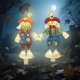 thumbnail image 5 of Enamórate del aire libre en Acción de Gracias con una lámpara para otoño Luces solares de Halloween para exteriores Pájaros Porche Jardín Hogar 33 pulgadas, 5 of 6