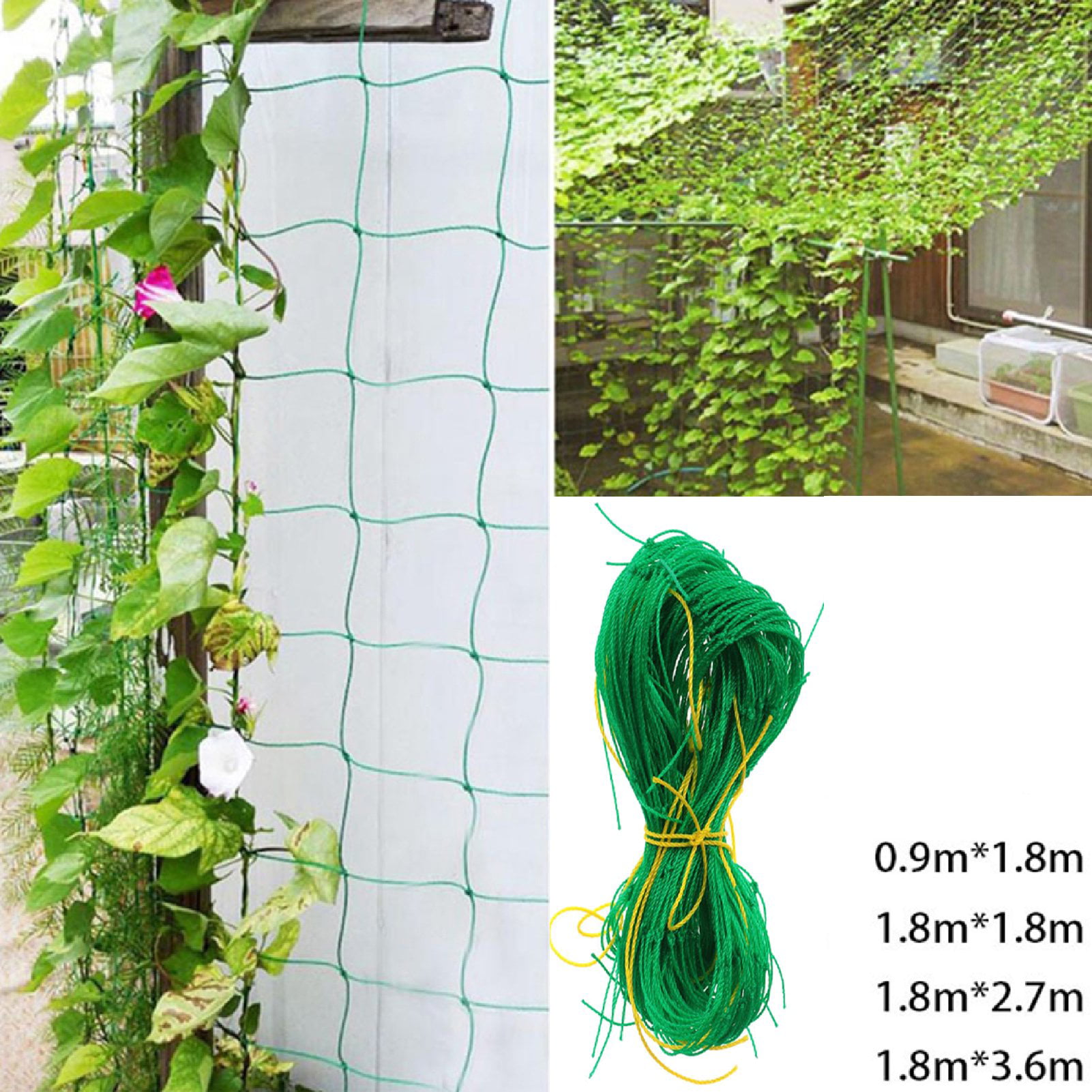Details about   Plant Climbing Net Trellis Netting Nylon Mesh Support Garden Fruits Vine 6x250ft 