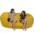 Chill Sack Bean Bag Chair, Memory Foam Lounger with Microsuede Cover