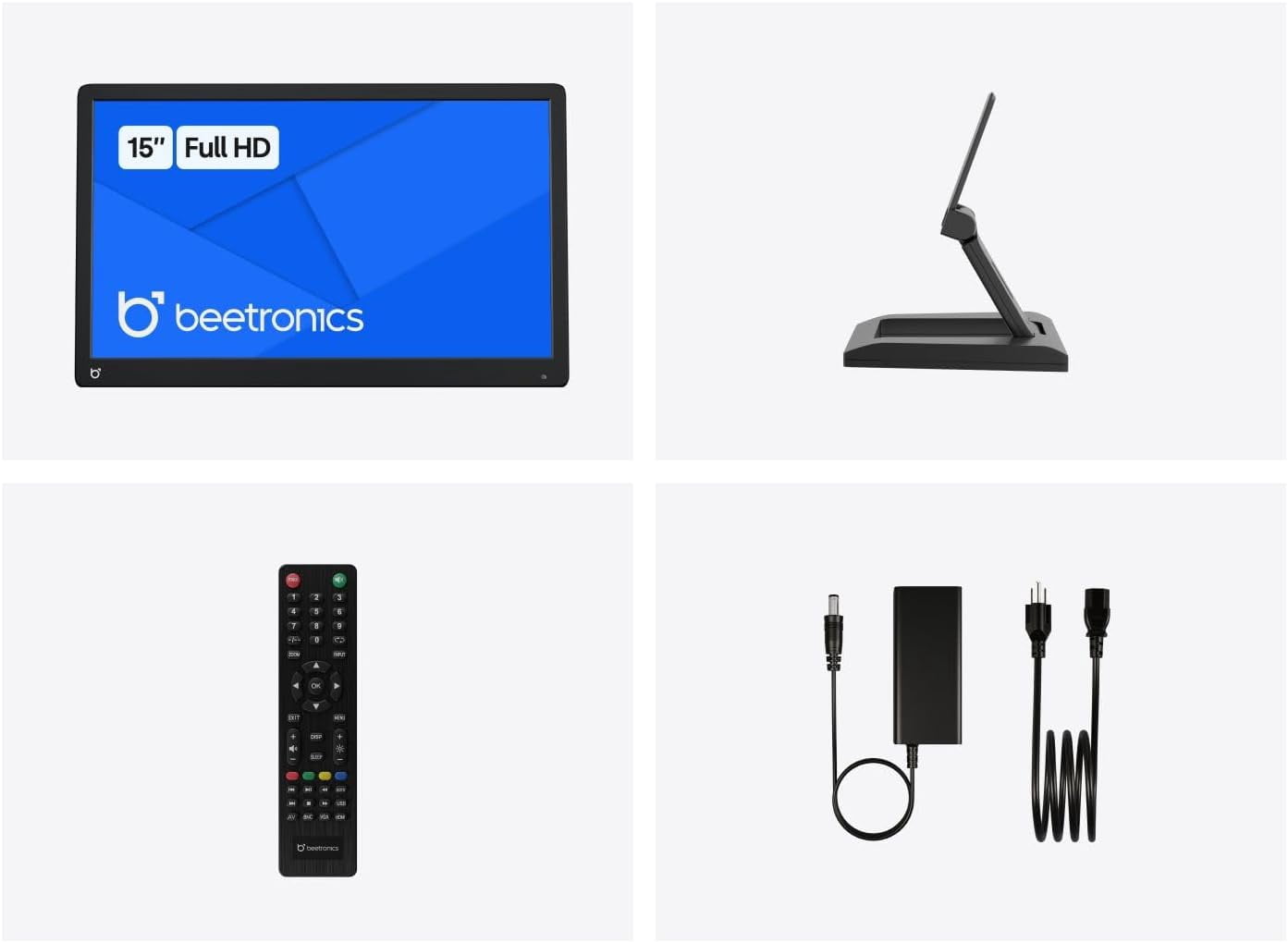 Beetronics 15" Professional-Grade IPS Monitor 15HD7, Full HD, Digital Signage and Computer Display