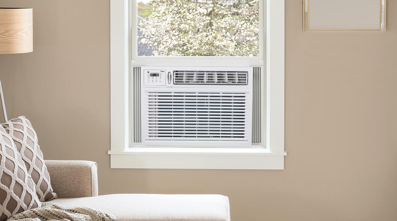 Midea 18,000 BTU 230V Smart Window Air Conditioner with Comfort Sense Remote, White, MAW18S2WWT - image 3 of 18