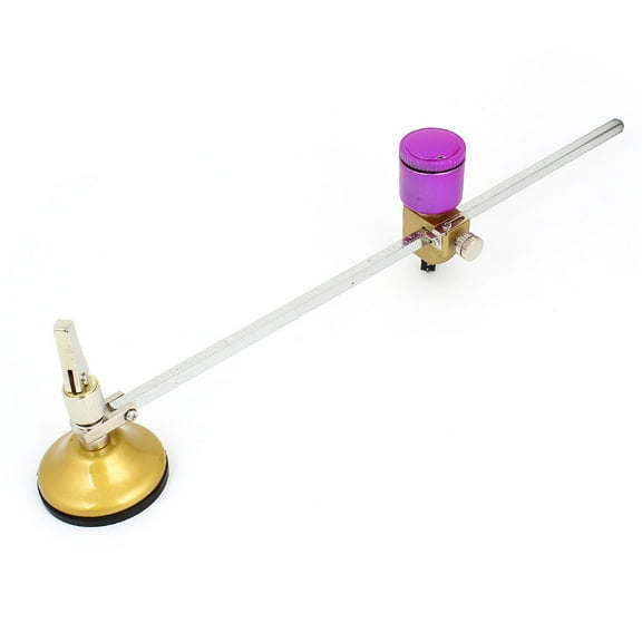 Unique Bargains 60cm 24" Diameter Adjustable Compasses Type Glass Circle Circular Cutter