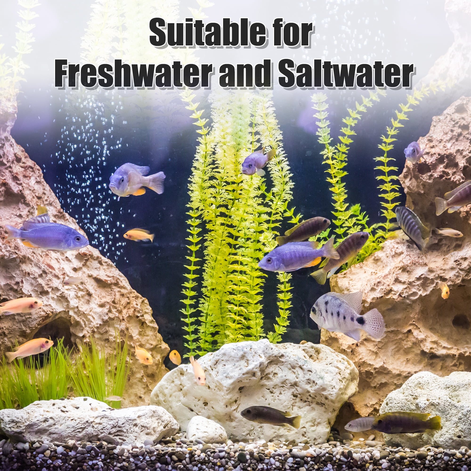 Unique Bargains Fish Tank Decoration Stone for Aquatic Pets to Breed Play Rest Beige Yellow 4.90x4.29x3.39 Inches