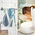 thumbnail image 6 of Coolnut Vintage Shells Patterned Hand Towels 2 PCS, Cotton Bath Towel for Drying Face Hands Body Decorative Water Absorbent Lightweight Towels for Bathroom Ktichen Travel Gym, 16"x28", 6 of 6