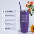 thumbnail image 2 of Birthday Gifts for Women, Women Gifts for Her, Friendship Gifts, Inspirational Gifts, Thank You Gifts, Purple Gifts, You Are Awesome Gifts Birthday Gifts for Girls, Friends, Sister, Mom-22oz Tumbler, 2 of 7