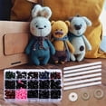 thumbnail image 4 of 566 Piezas de Ojos de Seguridad de Plástico para Tejer Amigurumi, Ojos de Ganchillo con Arandelas, Ojos de Seguridad para Animales para Hacer Juguetes de Punto, 4 of 6
