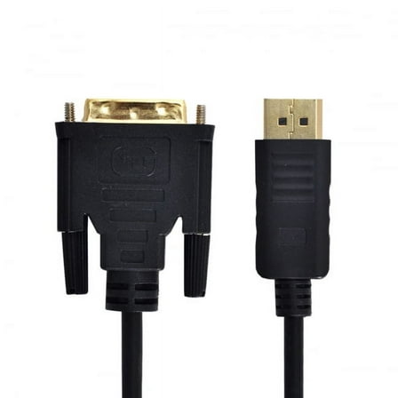 JSER DisplayPort DP Male Source to DVI Male Single Link Video Cable 6ft 1.8m for DVI monitor