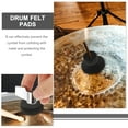 thumbnail image 3 of COMPUKAS 10 Pieces Cymbal Felt Pads Felt Gray for Protecting Cymbals and Ensuring Proper Height, 3 of 8