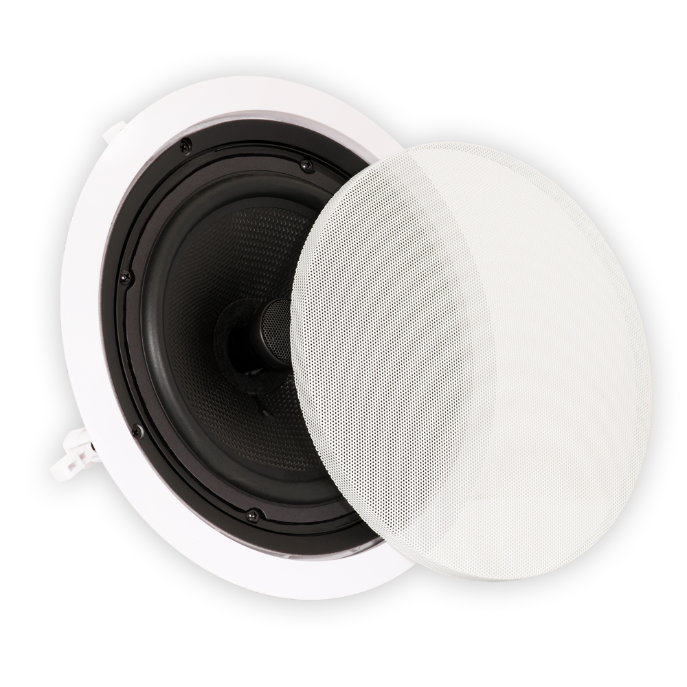 Theater Solutions TS80C In Ceiling 8" Speakers Surround Sound Home Theater 3 Speaker Set - image 2 of 5