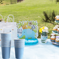 thumbnail image 6 of Disposble Party Paper Cups Tableware, Pastel Blue, Paper , 9oz., Pack of 20, 6 of 6