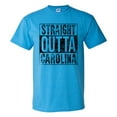 thumbnail image 3 of Straight Outta Carolina - Carolina Football T Shirt - 2X-Large - Heather Sapphire, 3 of 6