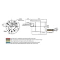 thumbnail image 2 of High quality XD-37GB3525+ bracket DC24V brushless motor DC motor brushless, 2 of 5