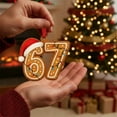 thumbnail image 5 of JLFNYA 67 Christmas Ornament, 67 Ornament for Christmas, 67 Ornaments for Christmas Tree, Xmas Holiday Home Decor, Christmas Tree Decorations, Christmas 67 Wrapping Paper Birthday Gifts, 5 of 8