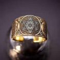 thumbnail image 5 of Anillo Arcángel Metatrón Estilo Vintage Para Mujeres/Hombres Regalo De Joyería, 5 of 5