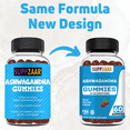thumbnail image 4 of SUPPZAAR Ashwagandha Gummies with Vitamin D & Zinc | Vegan |Sleep, Mood & Calm Support | 60 Servings, 4 of 6