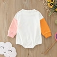 thumbnail image 4 of MIASHUI Baby Clothes Boys Girls Easter Long Sleeve Cartoon Rabbit Printed Pullover Romper Sweatshirt Bodysuits,White,6-12 Months, 4 of 6