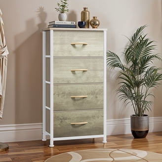 white christmas dresses Maude Tall Dresser, Washed White Ash with Raffia main image 1