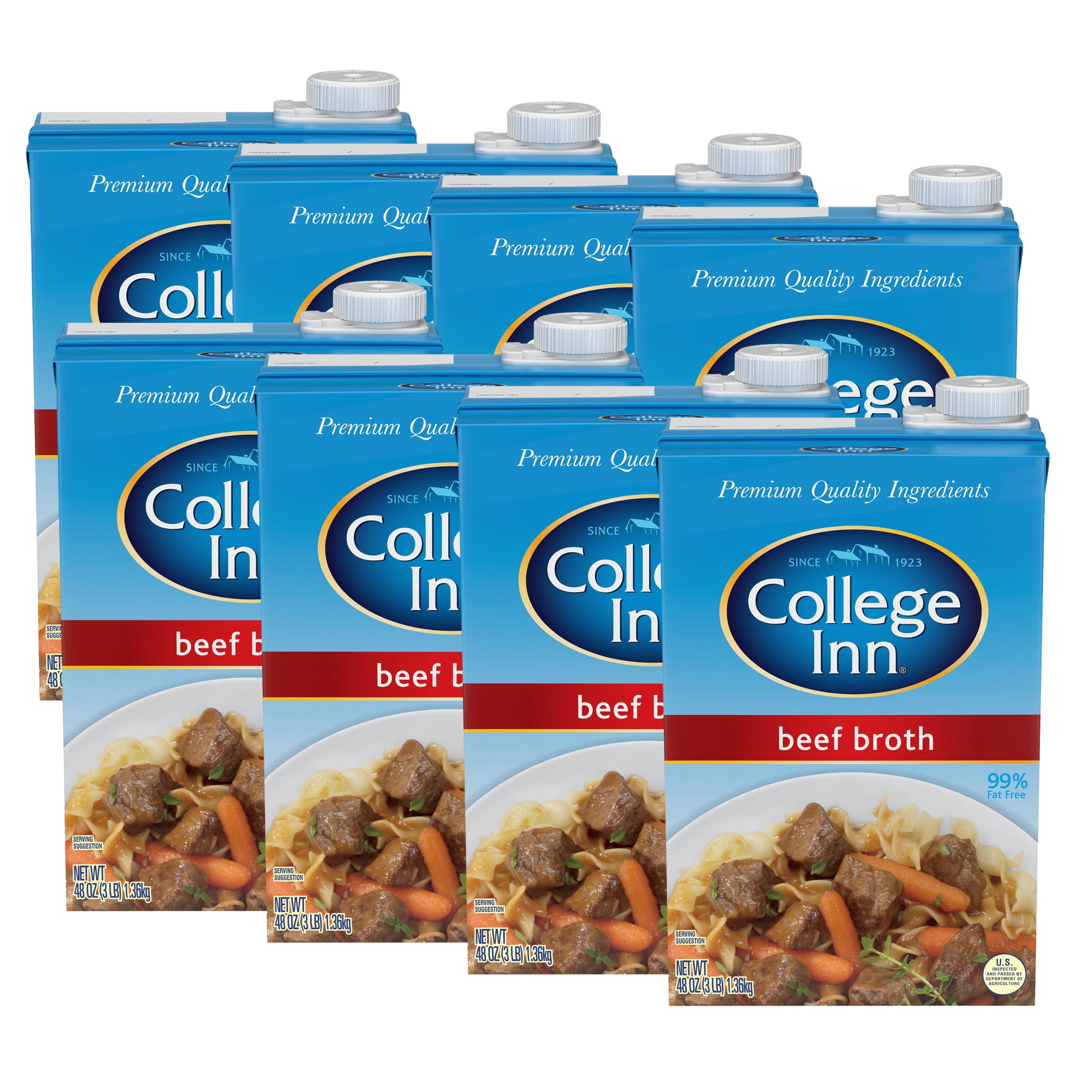 (8 pack) College Inn Beef Broth, 48 oz Carton