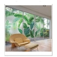 thumbnail image 2 of Película de ventana de hojas verdes personalizada de 60x100cm, pegatina de vidrio estático para oficina, balcón, baño, película decorativa esmerilada, pegatinas para ventana Adepaton 2029851-1, 2 of 8