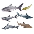 thumbnail image 4 of Juguete de tiburón de simulación realista para decoración del hogar, modelo animal portátil, adorno para Estilo A, 4 of 9