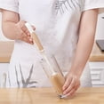 thumbnail image 5 of Bottle Brush Cleaner for Hydroflask, Insulated Sports Bottle, Vase & Glassware | Long Non-Scratch Rubber Bristles | Khaki | 11.8in | Odor Resistant, Easy Clean, 5 of 9