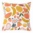 thumbnail image 1 of Erosebridal Tropical Fruits Pillow Cases, Banana Watermelon Strawberry Cushion Covers 16x16, 1 of 6