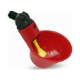 thumbnail image 1 of 10x Automatic Cups Water Feeder Drinker Chicken Waterer Poultry Chook Bird, 1 of 10