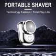 thumbnail image 5 of Banzch Electric Shaver For Men,Mini-Shave Portable Electric Shaver Pocket Size Portable Shaver Wet And Dry Mens USB Rechargeable Shaver Charging With 1pc Cutter Head,Mothers Day Gifts, 5 of 7