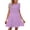Purple, variant on JLFKNG Womens Summer Dresses Fashion Bohemian Oversized Dress Loose Fit Resort V Neck Slim Fit Dresses For Women Comfy Ladys Sundress