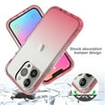 thumbnail image 2 of iPhone 13 Pro Max Case,Dteck Shockproof Rubber Bumper Hybrid PC Gradient Lightweight Slim Transparent Back Cover without Screen Protector For Apple iPhone 13 Pro Max 6.7-inch,Red, 2 of 7