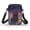 Black Cat Floral, variant on Cherry Blossom Fish Scale Pattern Crossbody Sling Bags with Women Adjustable Shoulder Strap Women Messenger Bag Unique Gift Polyester