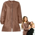 thumbnail image 2 of Professional Salon Smock Stylist Jacket,Waterproof Hairdresser Cape Barber Jacket,Lightweight and Breathable Pet Grooming Workwear for Women Men Anti-Static Hairdresser,XL, 2 of 2