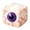 White #224, variant on Halloween Squishy Fidget Cubes - Stress Relief Glitter Squeeze Sensory Balls,Spooky Pumpkin & Eye Designs,Anxiety Relief for Adults,Perfect Party Favors & Goodie Bag Fillers