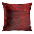 thumbnail image 1 of BOSDECO Bright Abstract Red and Black Color Dark Graphic Line Pillow Case Pillow Cover 18x18 inch, 1 of 1