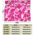 thumbnail image 5 of Pink Camo Decor Design Soft Throw Blanket,Vivid Military Camouflage Flannel Blanket Gifts for Kids Boys Girls Men Women Camping Traveling Couch Bed 50" X 60", 5 of 6