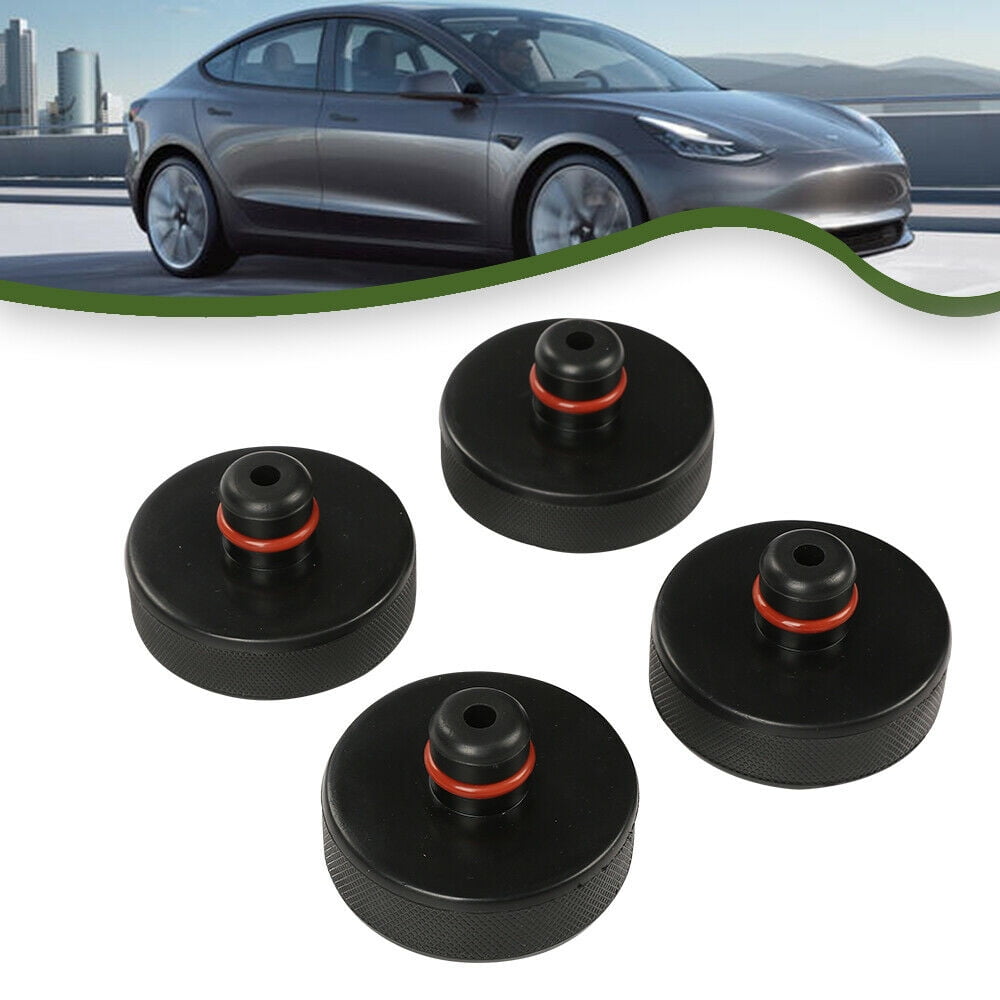 G-Plus 4pcs Fit For Tesla Model 3/Y/S/X Car Jack Lift Pad Adapter Tool Black