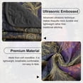thumbnail image 5 of Flymme Bedspread for Twin Size Bed,2-Piece Tree of Life Quilt Set Reversible Lightweight Coverlet with Shams Soft Microfiber Bedding for All Season, 5 of 9